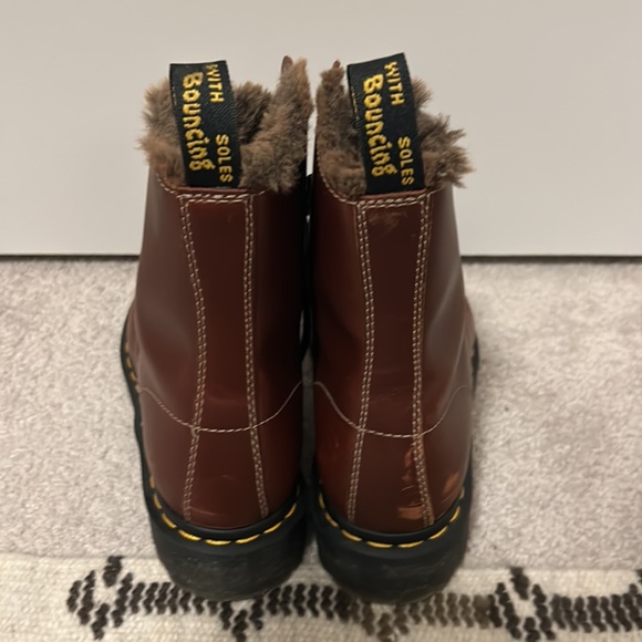 Dr. Martens Fur Lined Lace Up Boots - Picture 4 of 16